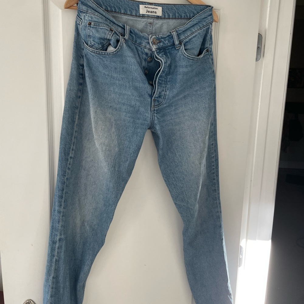 Reformation jeans maya wash